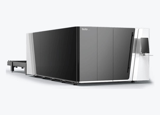 Закритий лазерний верстат Bodor Laser C3 потужністю 6 кВт з автоматичною зміною палет для промислового виробництва.